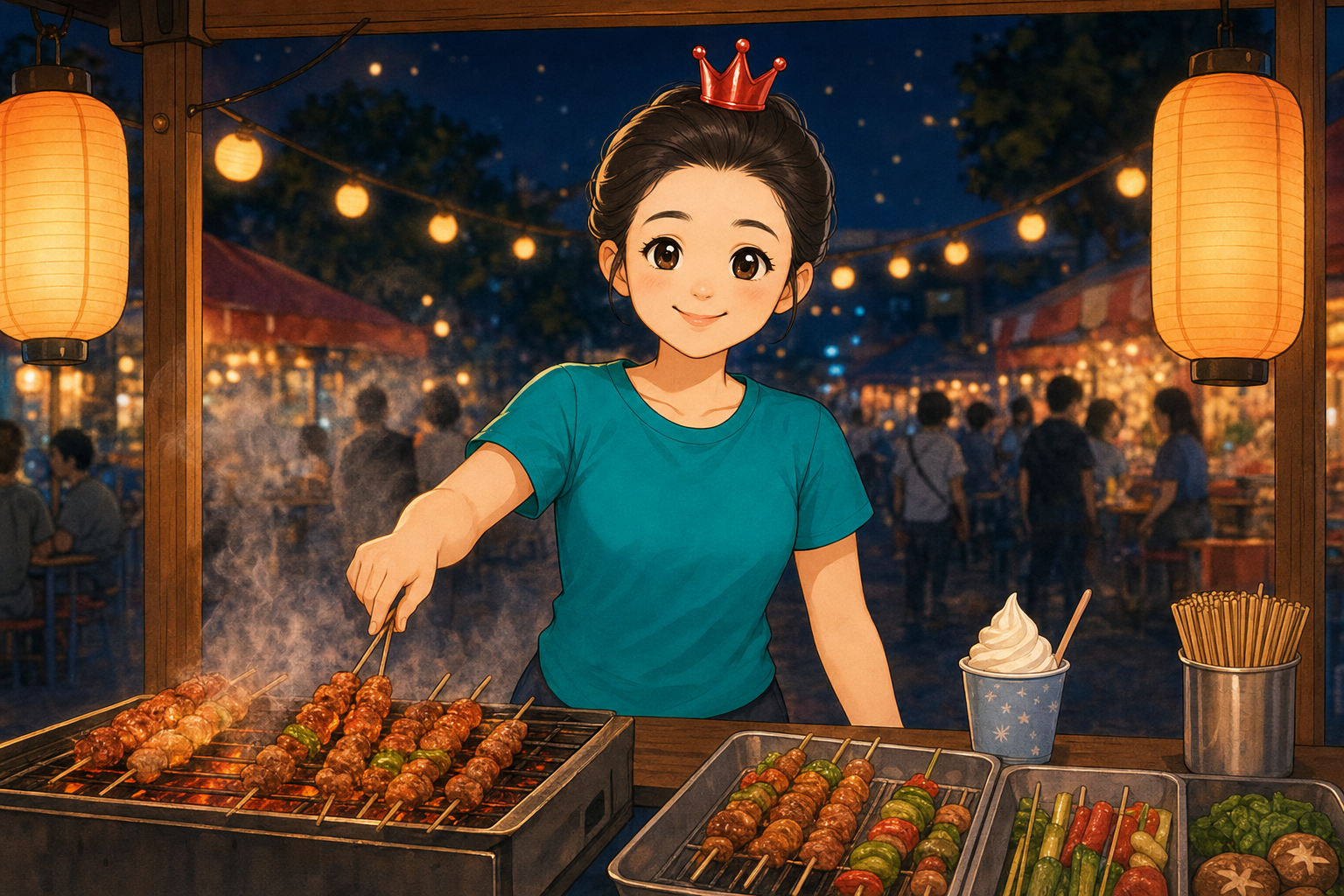 炸串店的味道
